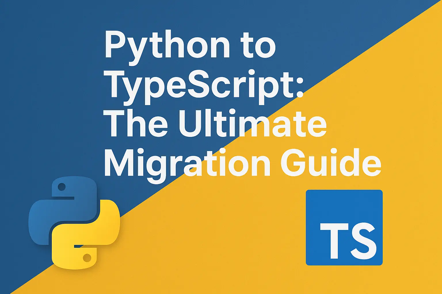 Python to TypeScript: The Ultimate Migration Guide